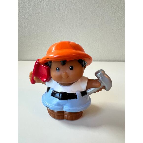 Little People Female Architect Sanitation Worker and Construction Figures - Picture 4 of 9